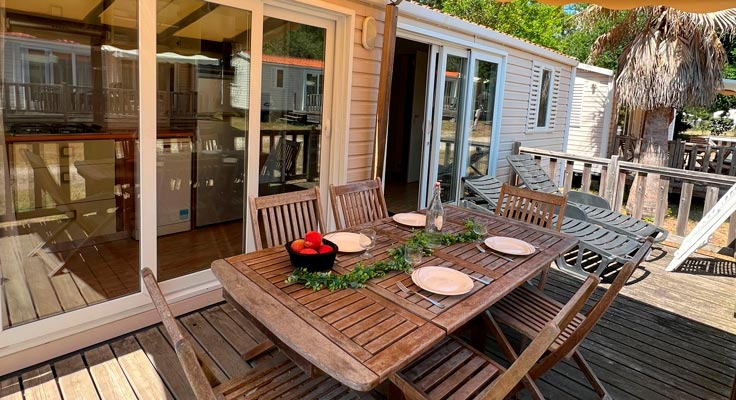 Terrasse mobil-home premuim